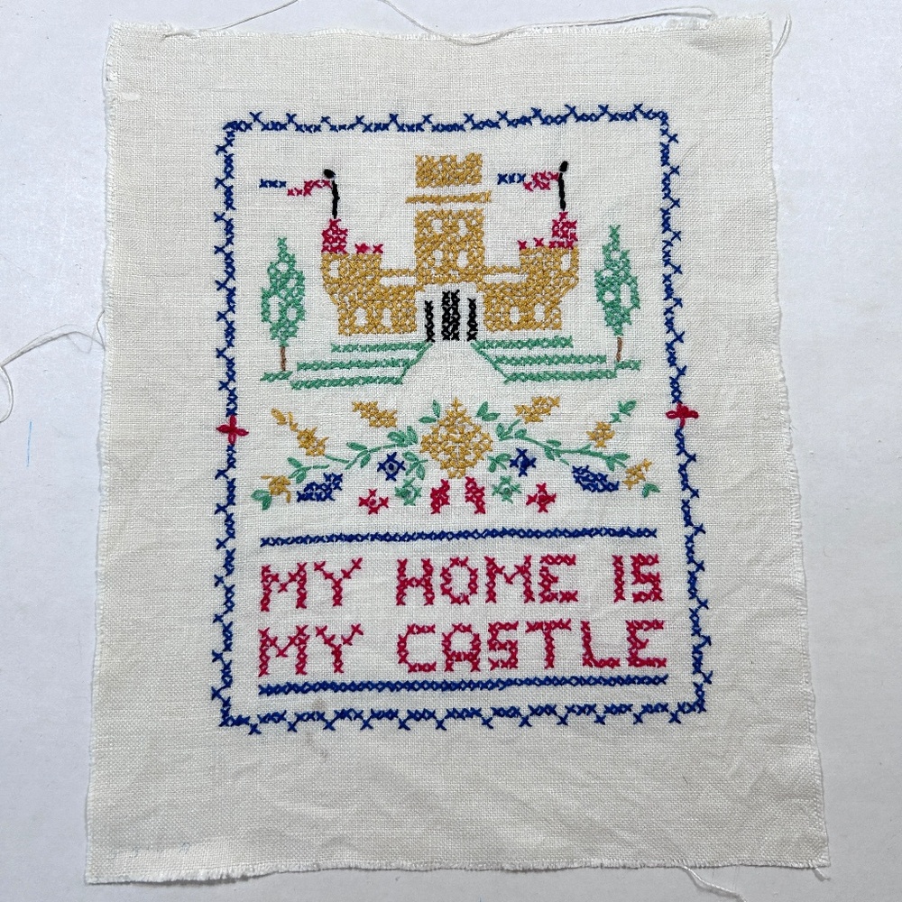 Vintage Handmade Sampler